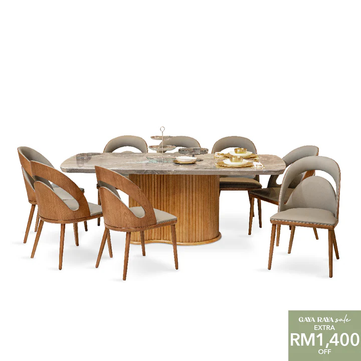 KILLIAN Marble Dining Set